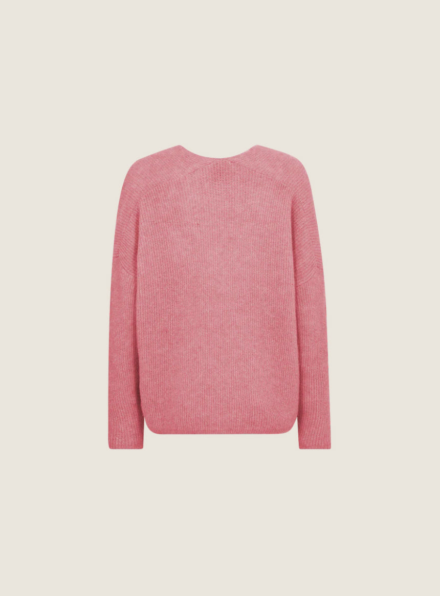 MMThora V-Neck Knit Dusty Rose