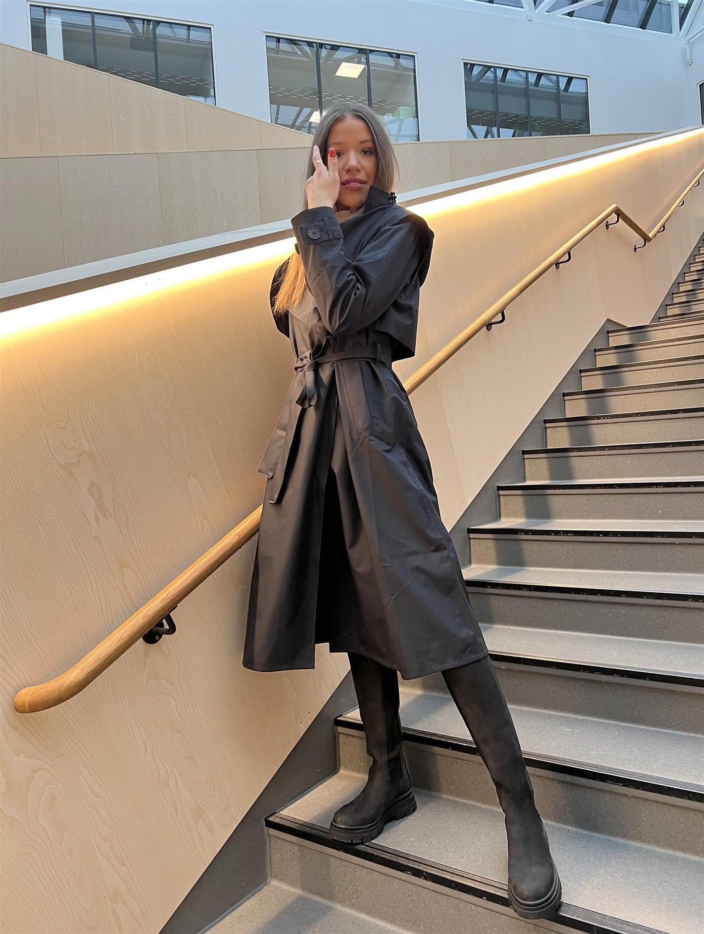 Regndråpe Trench Coat