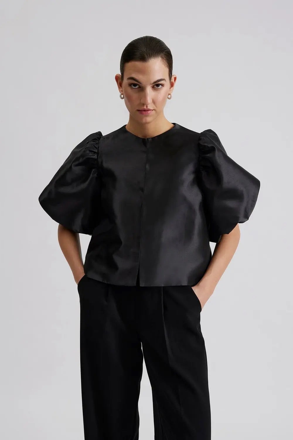 Cleo puff sleeve blouse