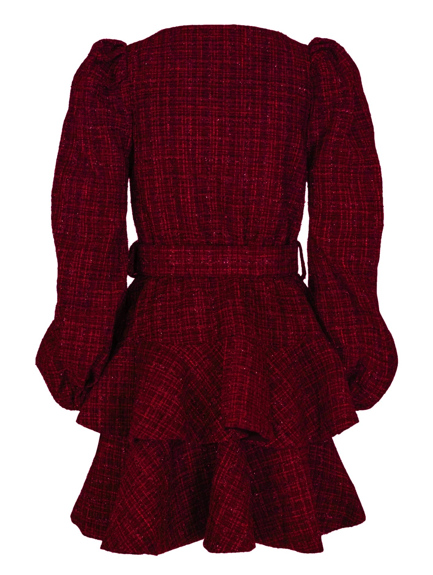 Wavy Tweed Dress