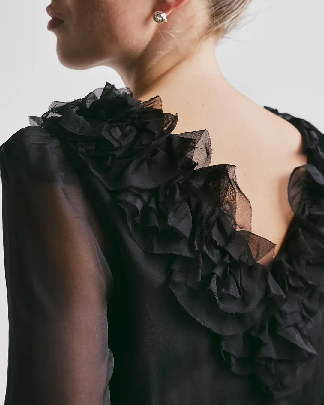 Organza Frilly Top Sort