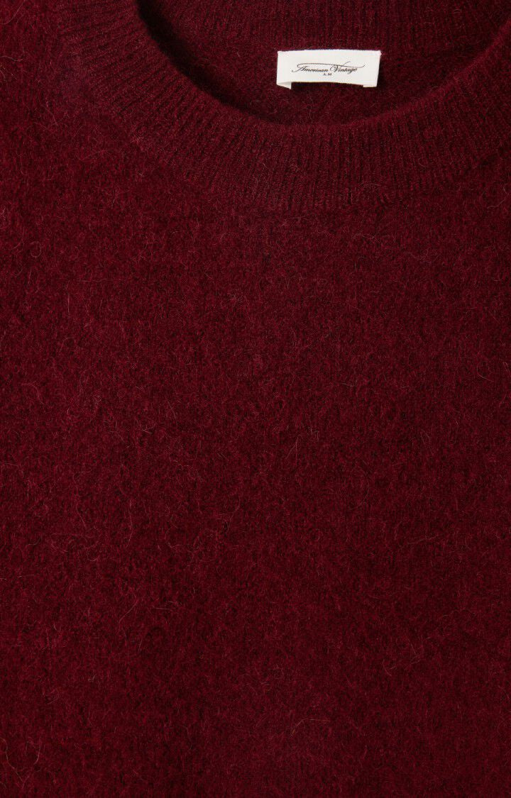 Vitow Sweater - Dark Red Melange