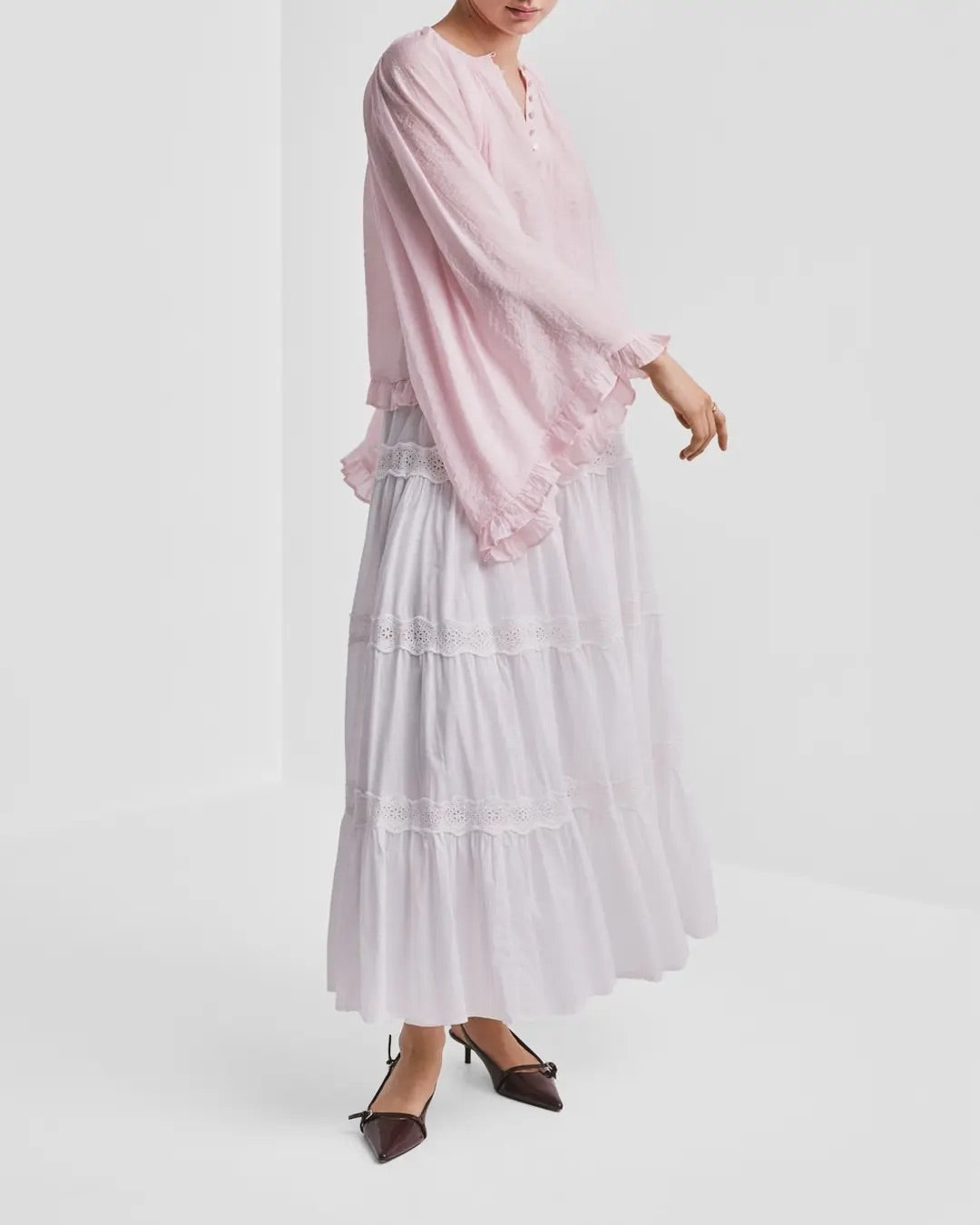 Viscose Flared Blouse