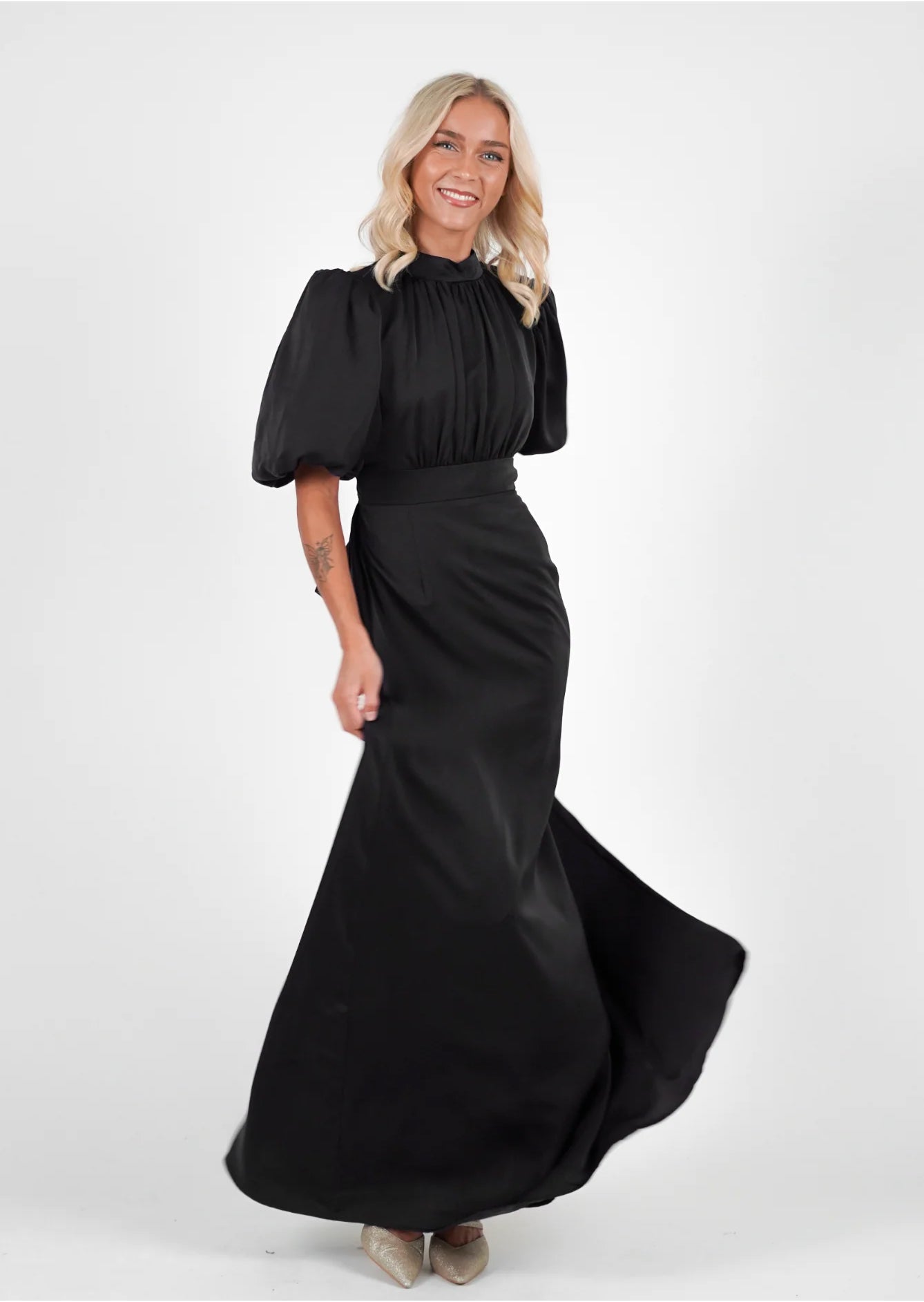 Holly Dress Long - Black