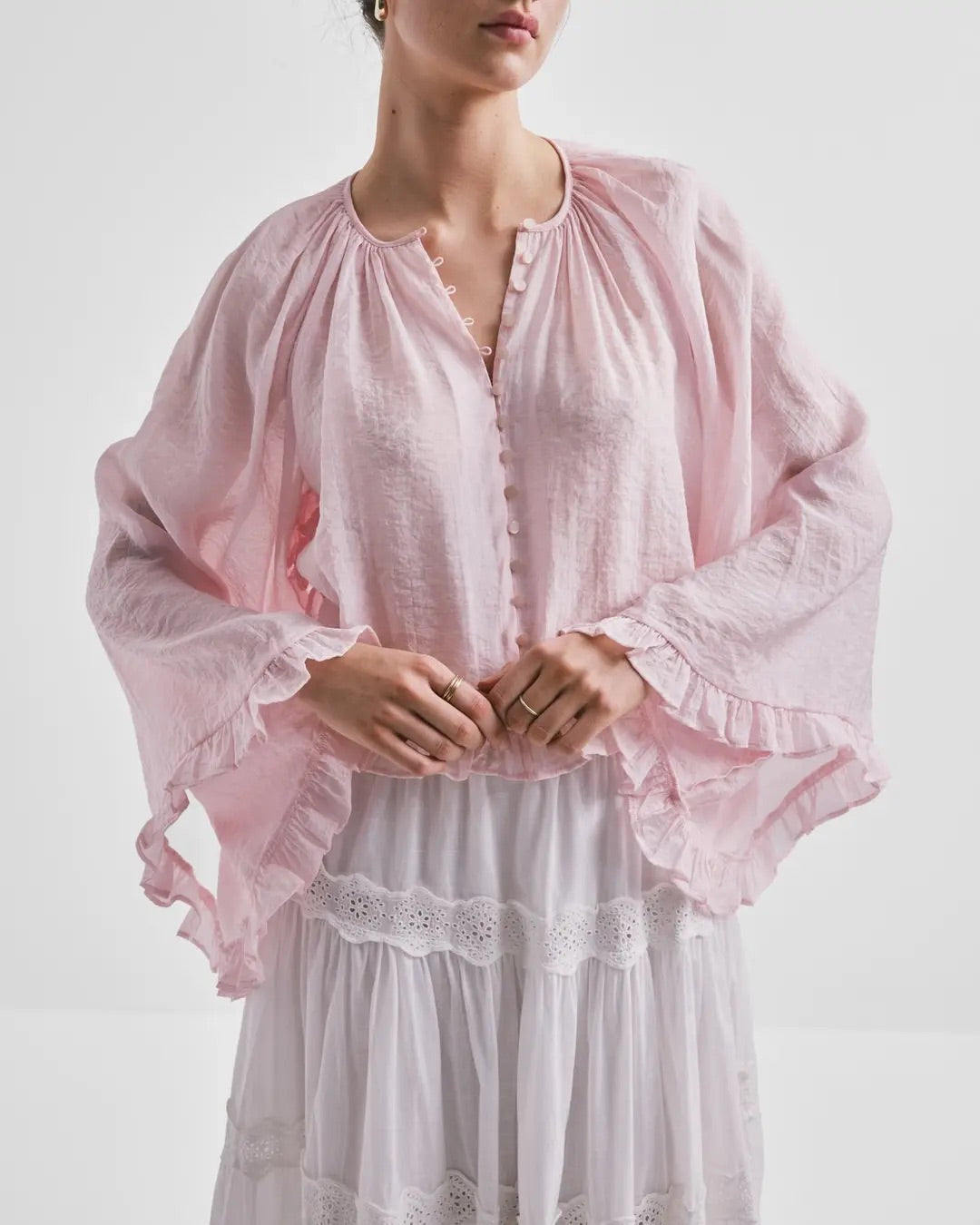 Viscose Flared Blouse