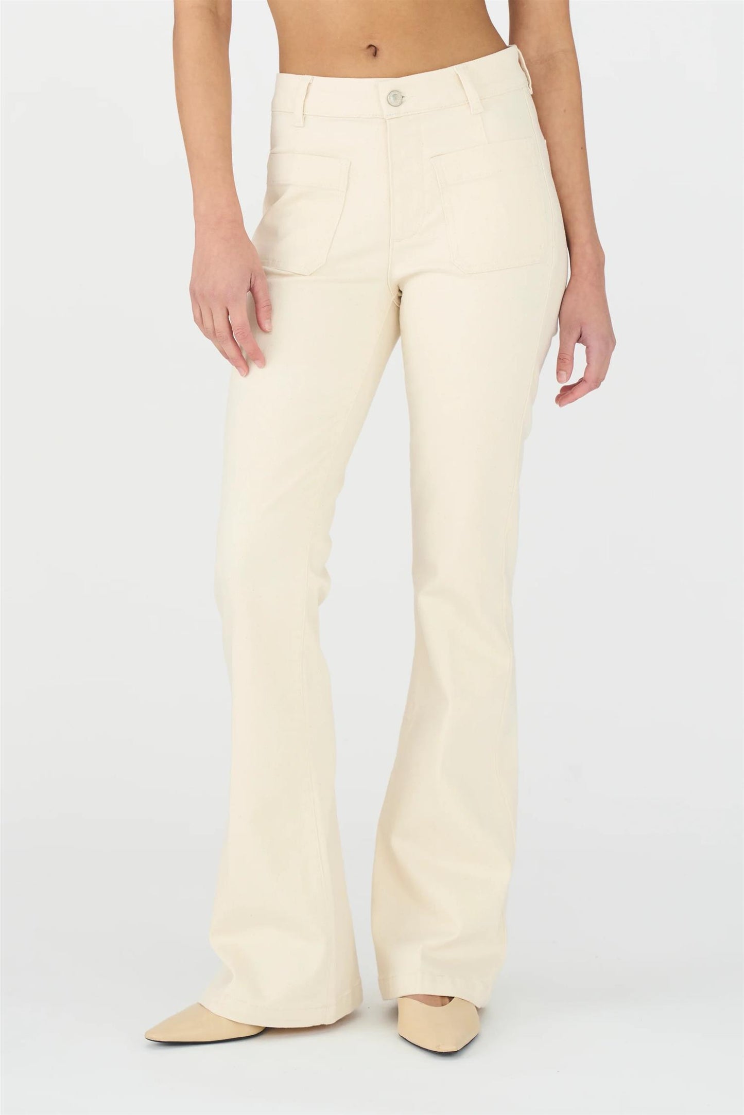 Ann Charlotte Jeans Wash Natural Ecru 32"