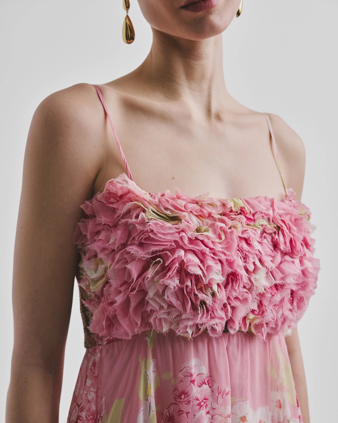 Organza Strap Dress