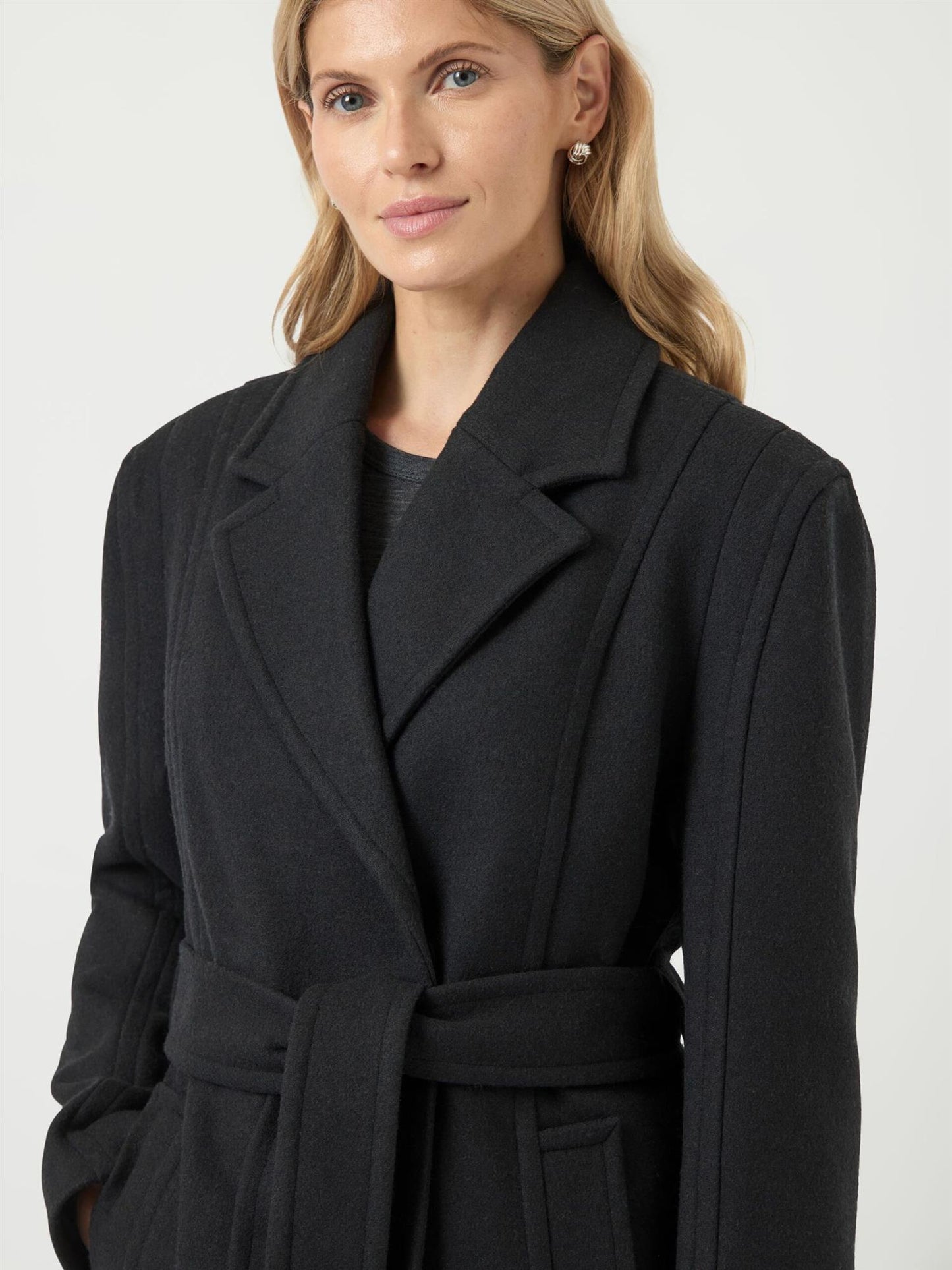 YASKali Wool Blend Coat Sort