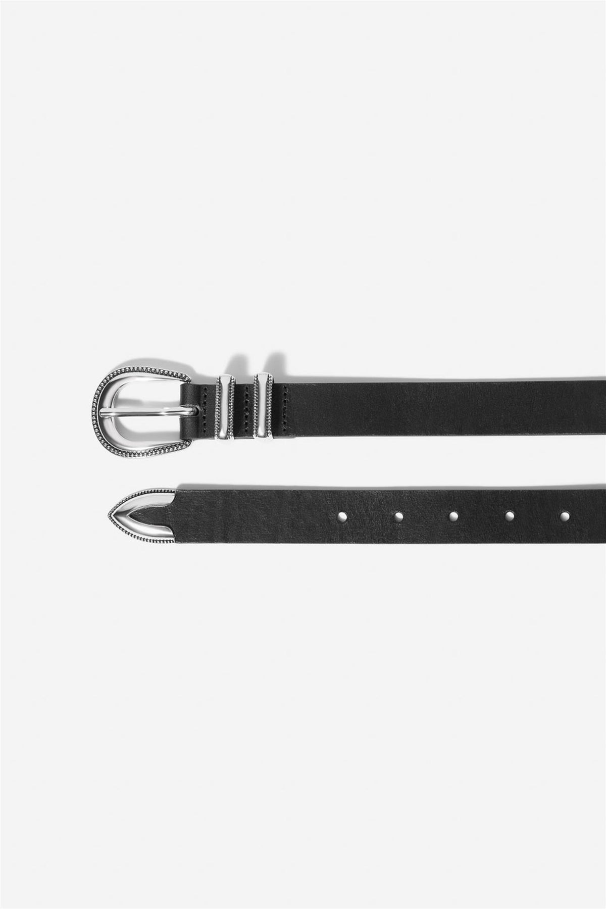 Aubrey Belt - Black Silver