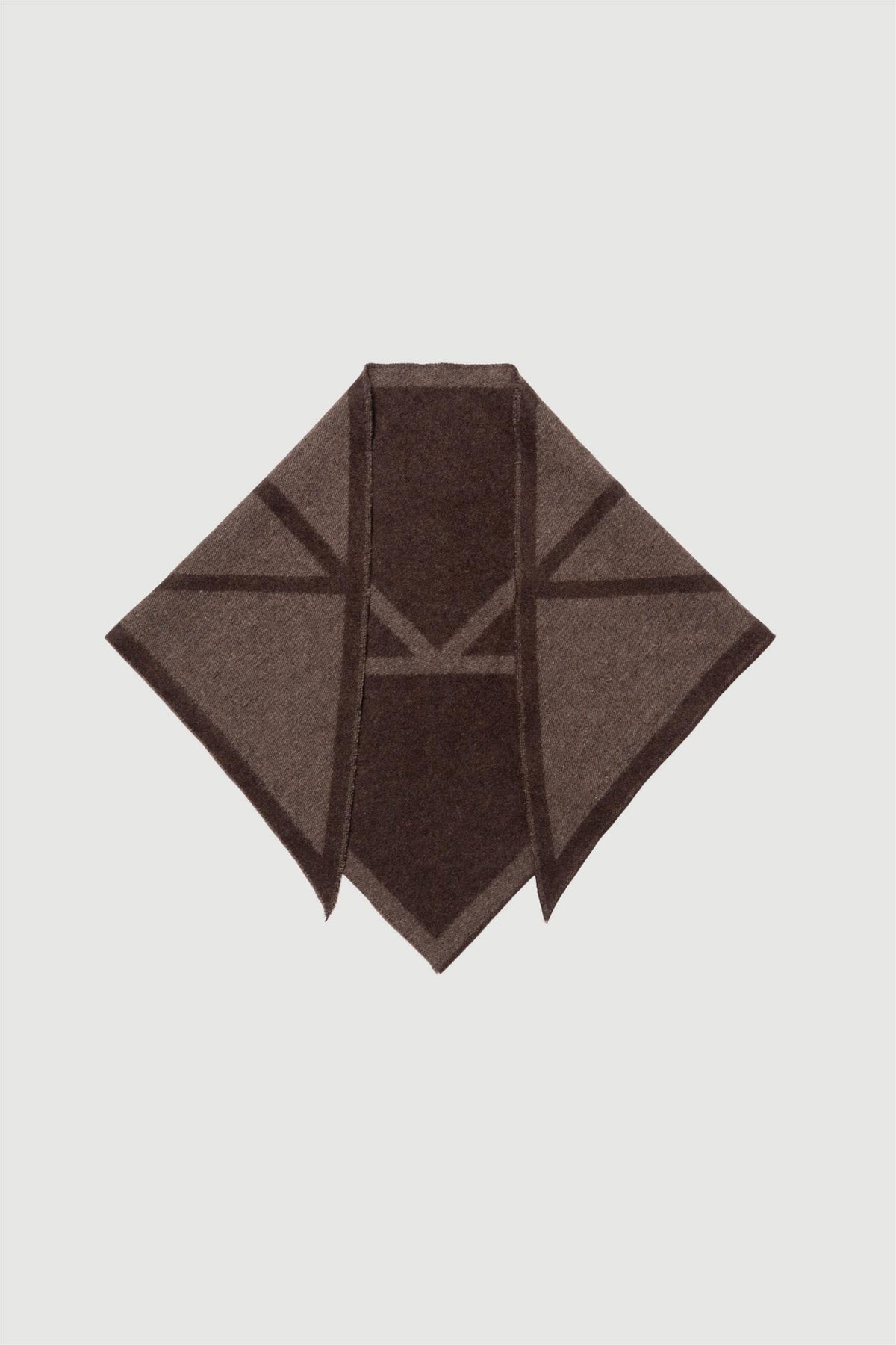 Triangle Scarf Small - Cacao/Tobacco