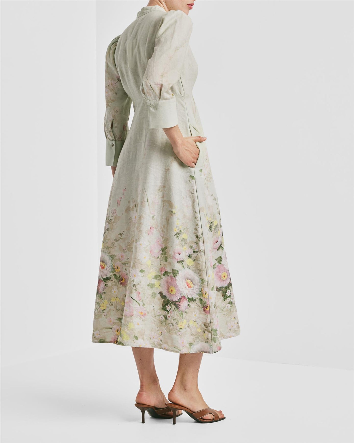 Linen Button-Down Dress - Harmony