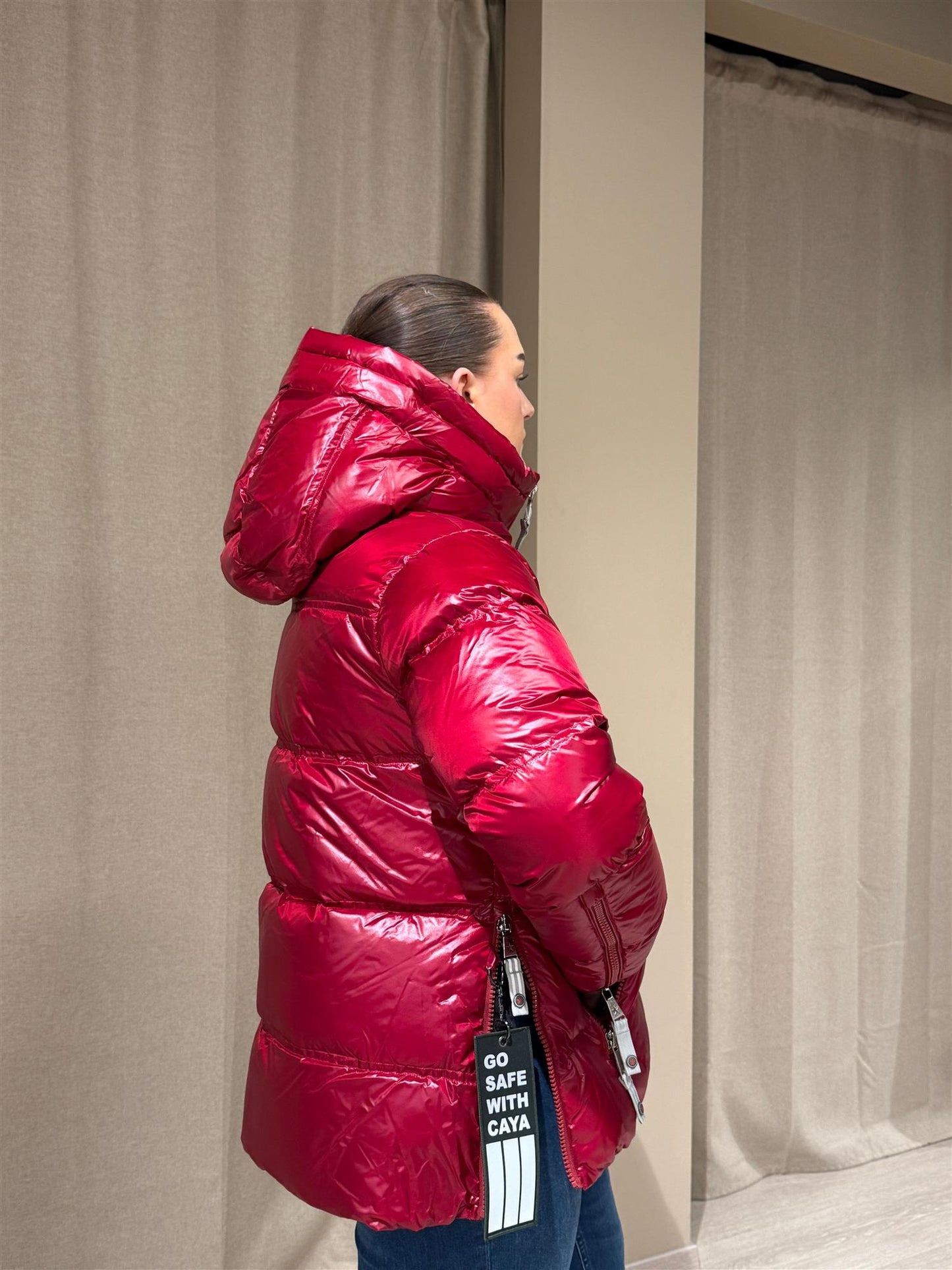 Erika Jacket Deep Red