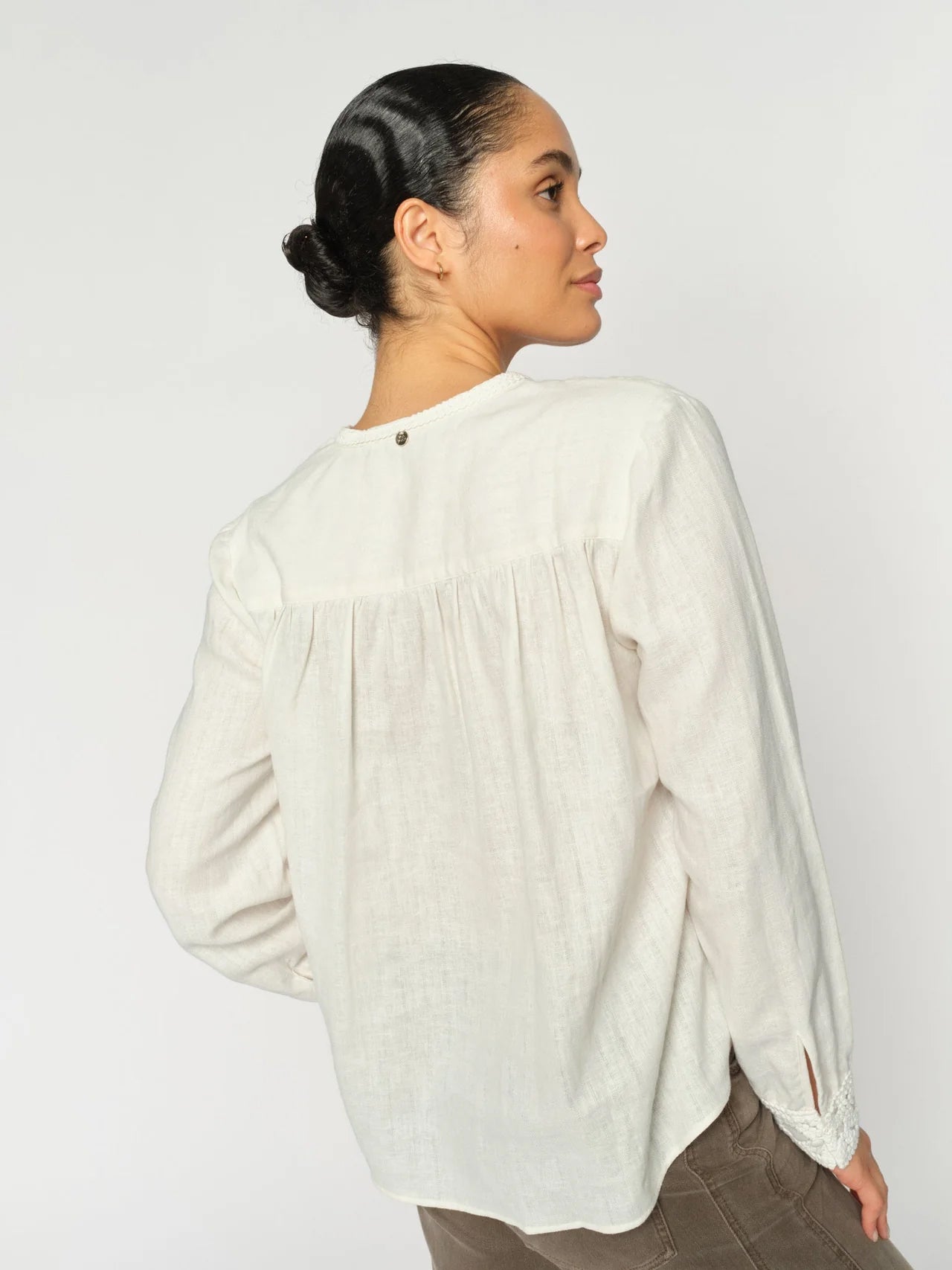 MMEvanda ls Blouse - Ecru