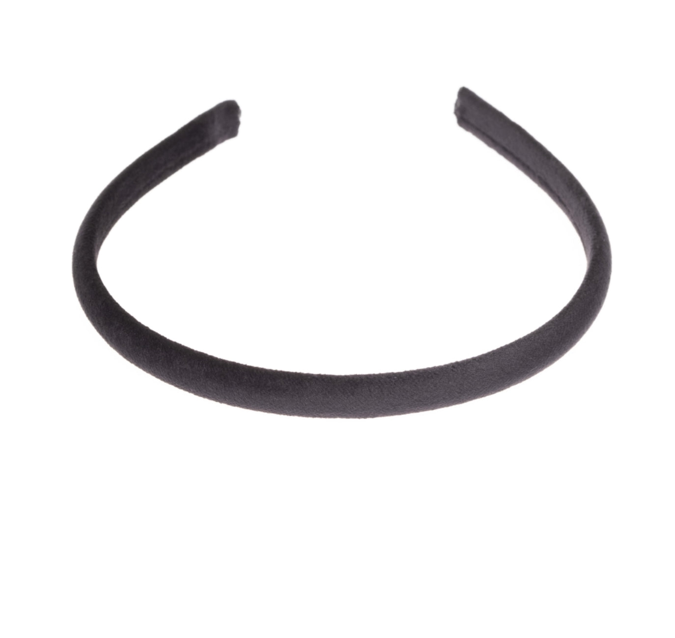 Velvet Hair Band Thin Black