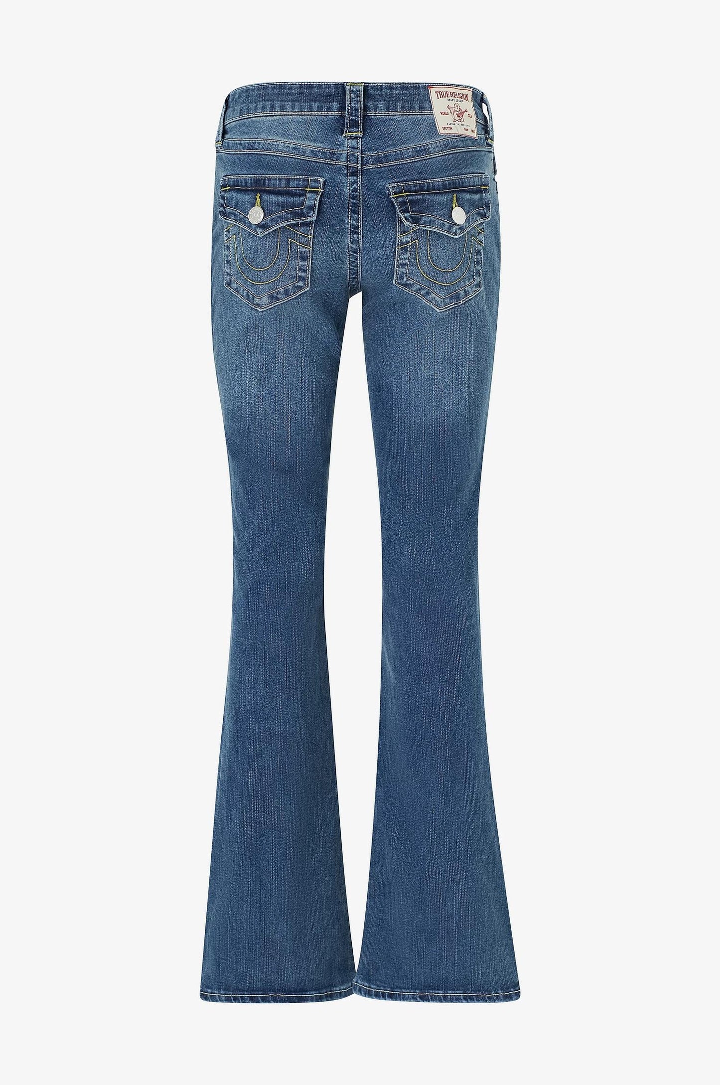 Becca Mid Rise Bootcut Flap