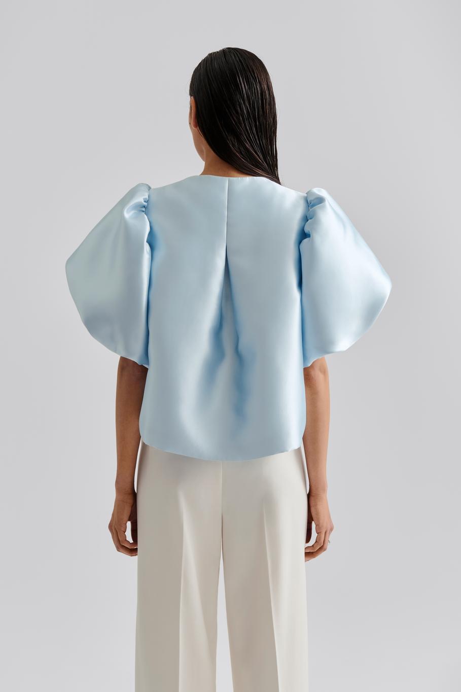 Cleo pouf sleeve blouse