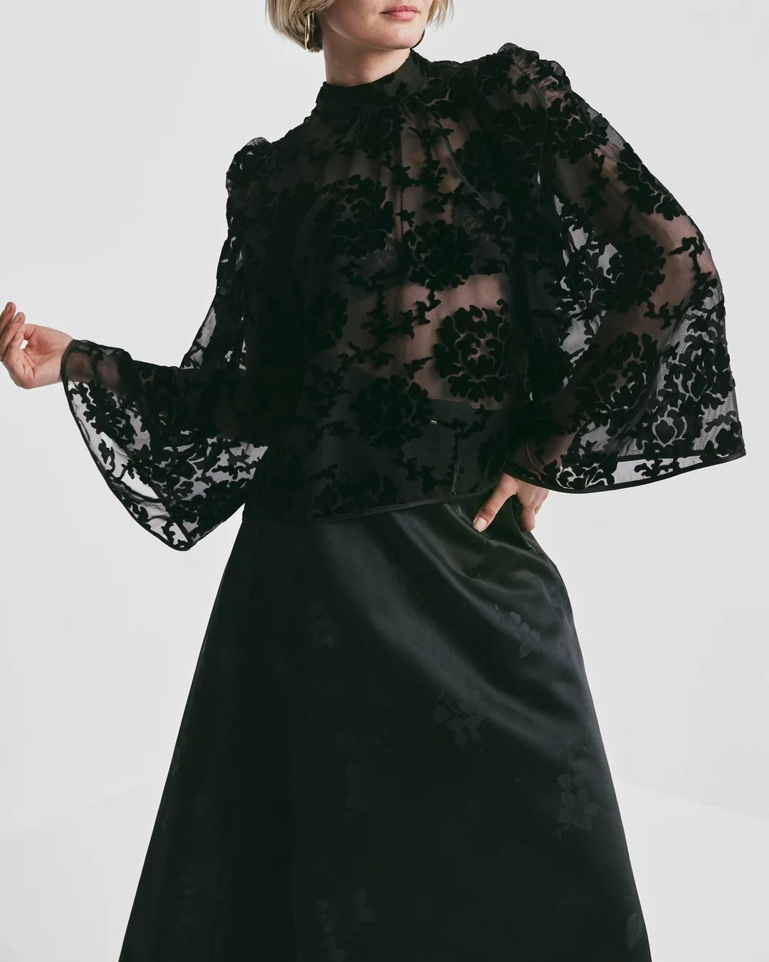 Velvet Flared Top