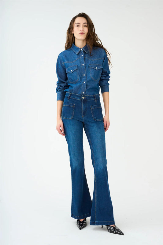 IVY-Ann Charlotte Earth Jeans Wash Cayenne 32"