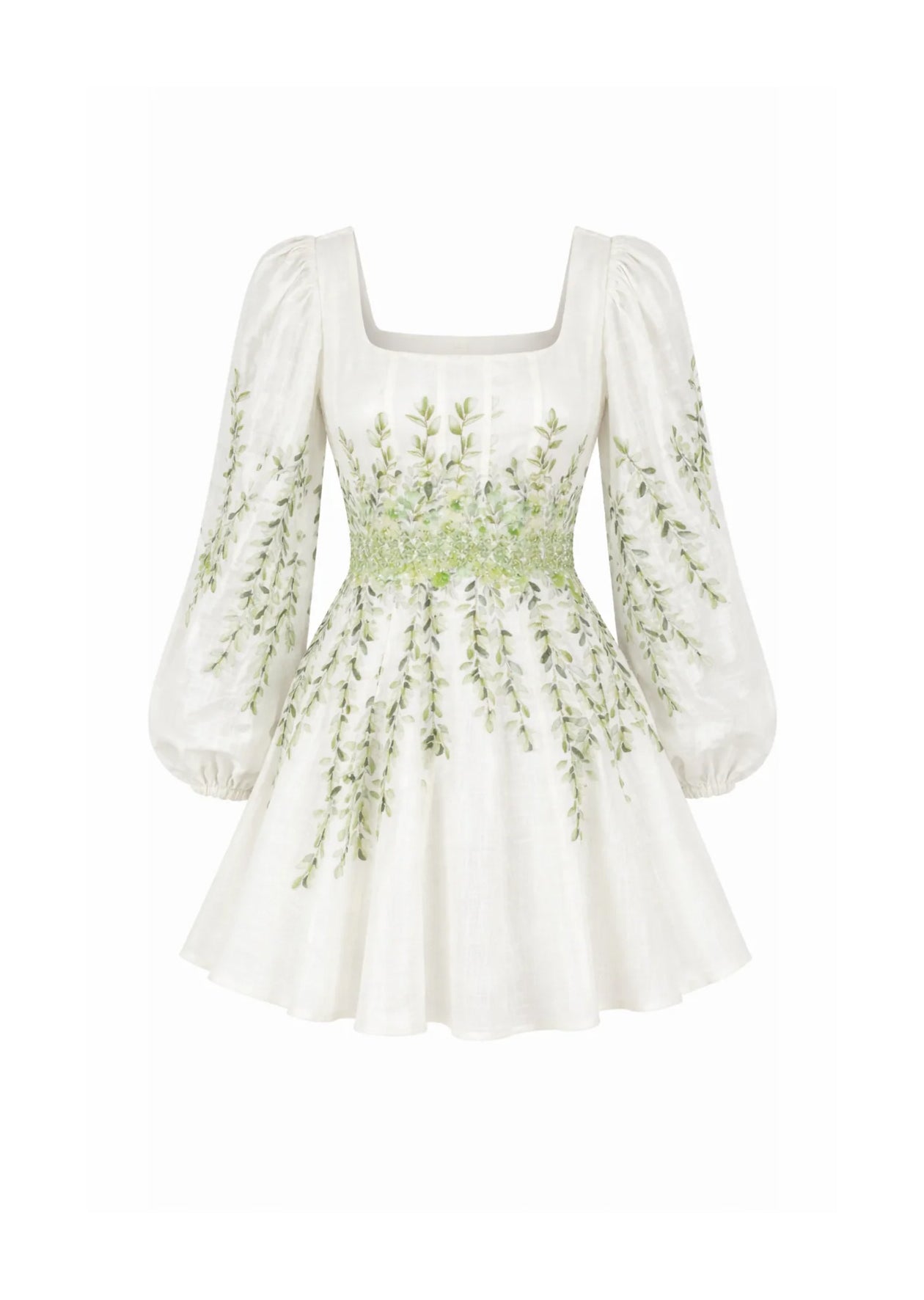 Sophie Print Dress - Green Print