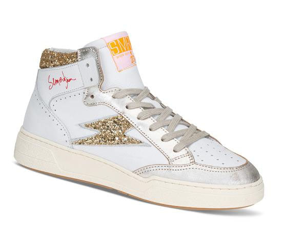 Braga Sneakers Hvite med gull