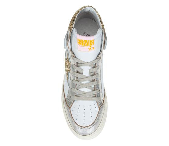 Braga Sneakers Hvite med gull