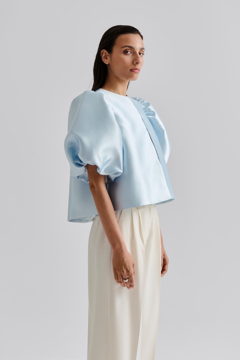 Cleo pouf sleeve blouse