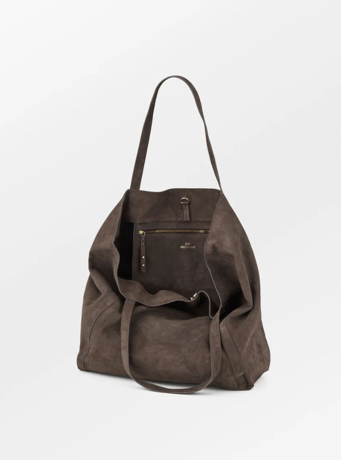Suede Eden Bag Hot Fudge Brown