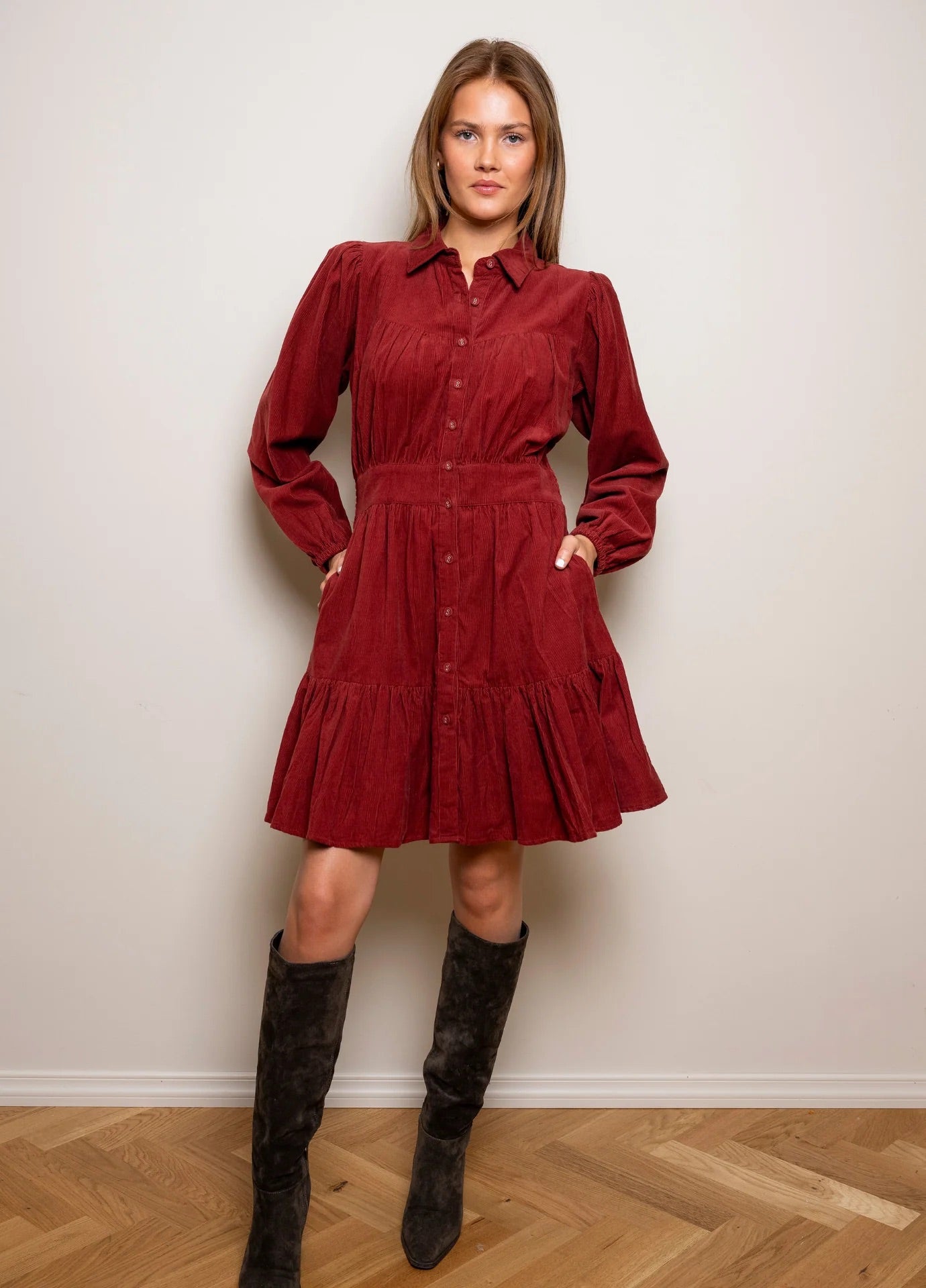 Vicky Dress Red