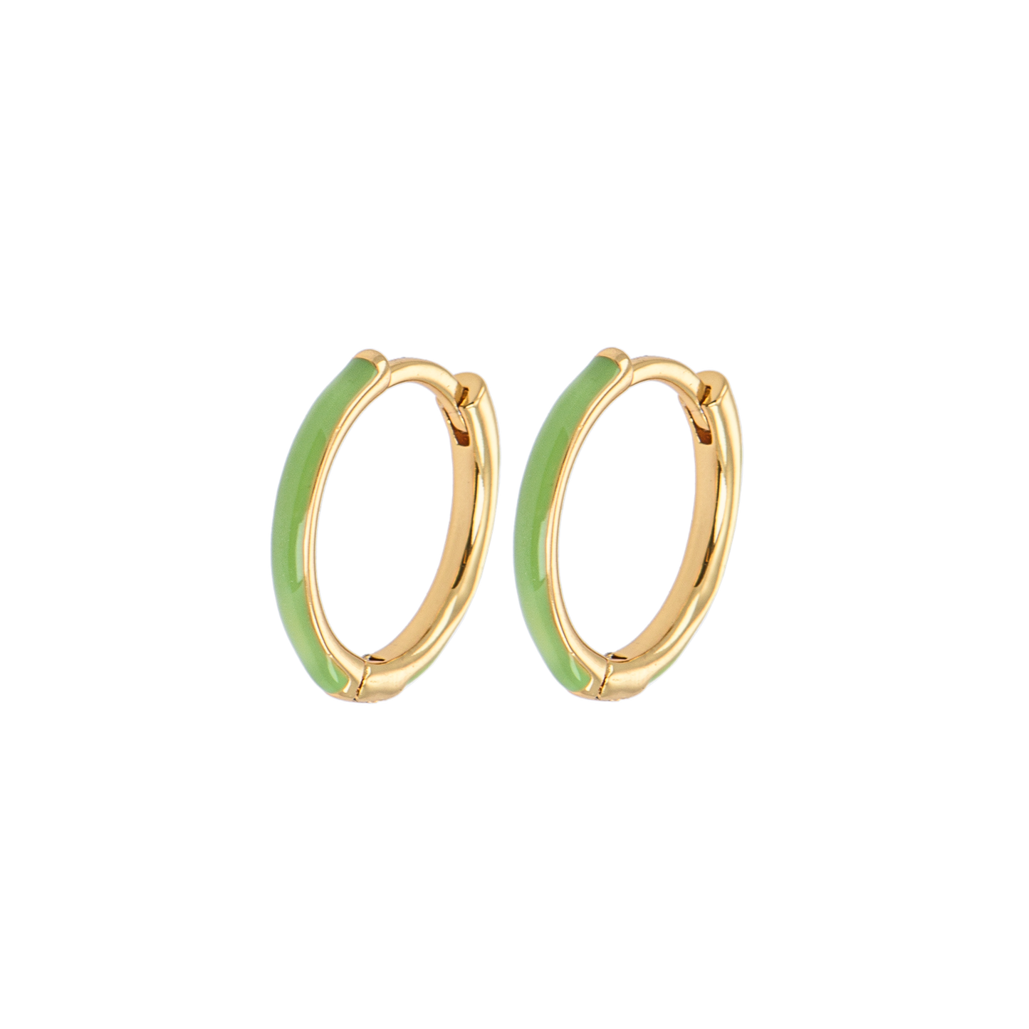 Medium coated Hoops green