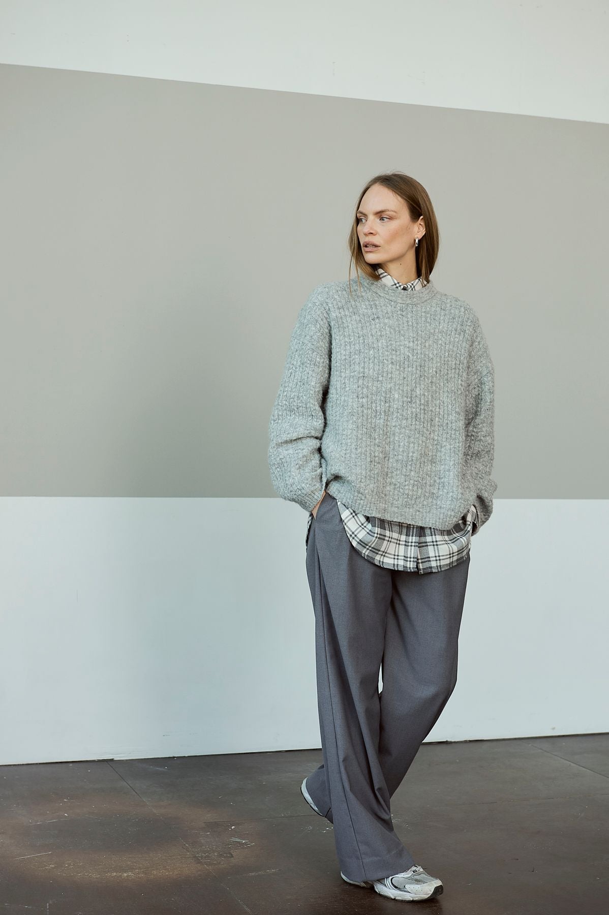 Magalie Lt Grey Melange