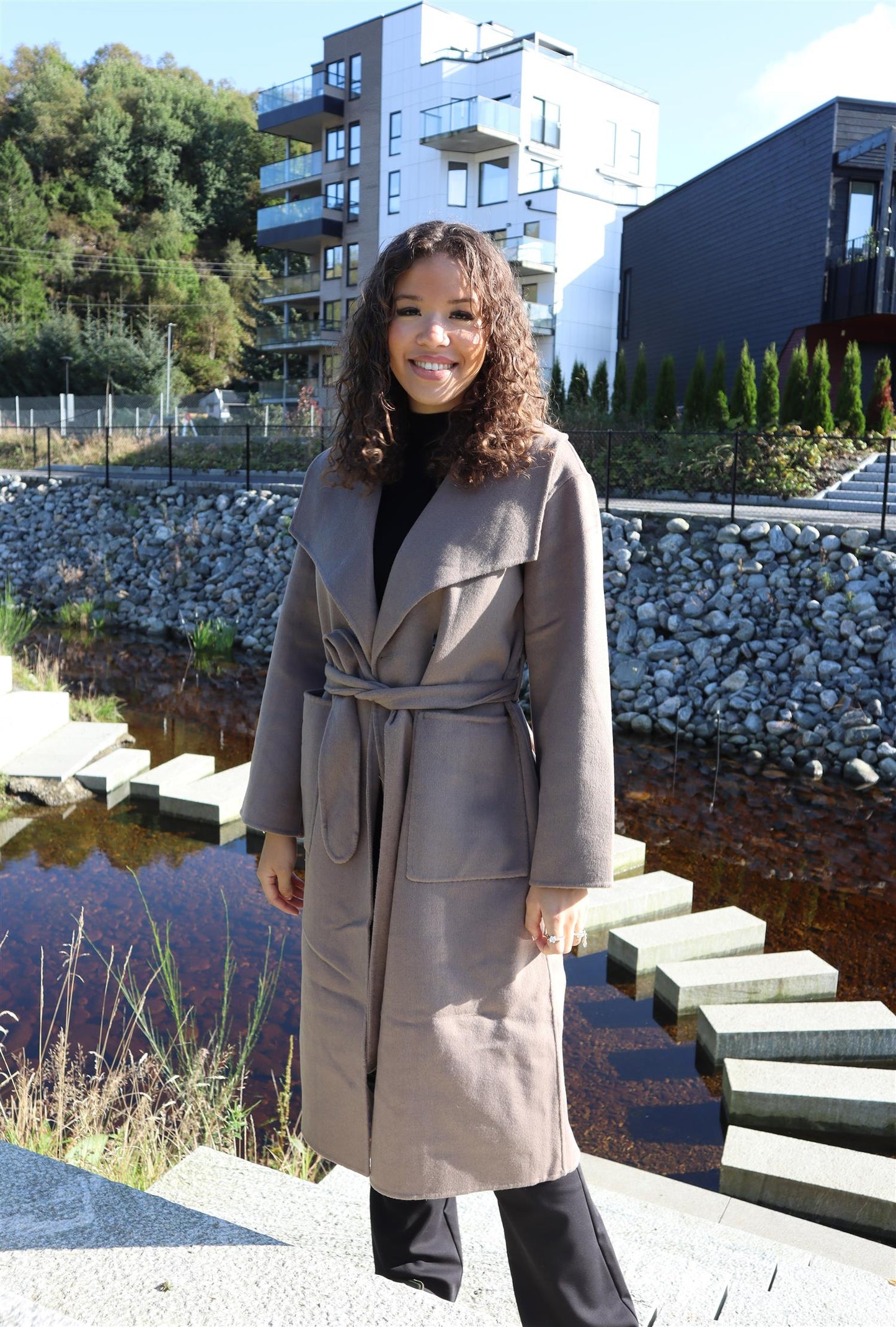 YASULDAN HANDMADE WOOL MIX COAT Nomad