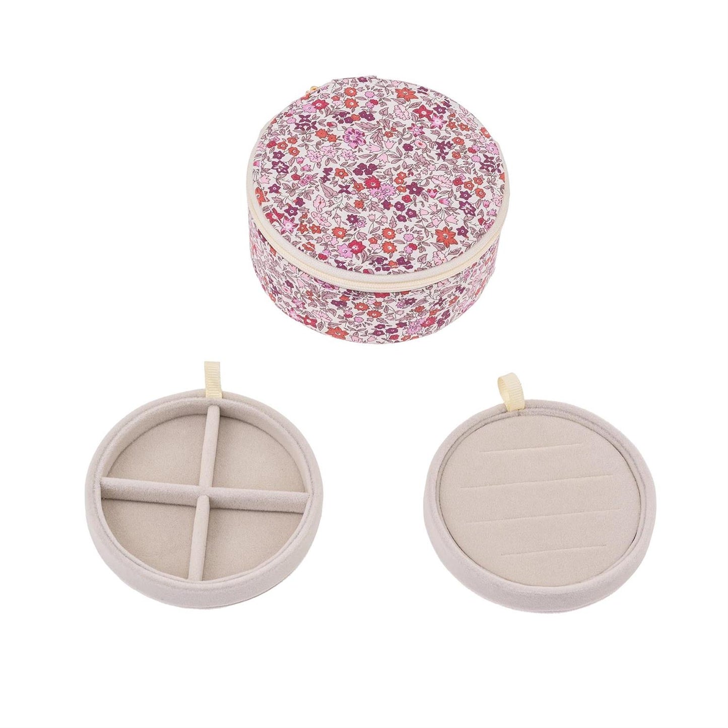 Jewelry box round mw Liberty Ava pink