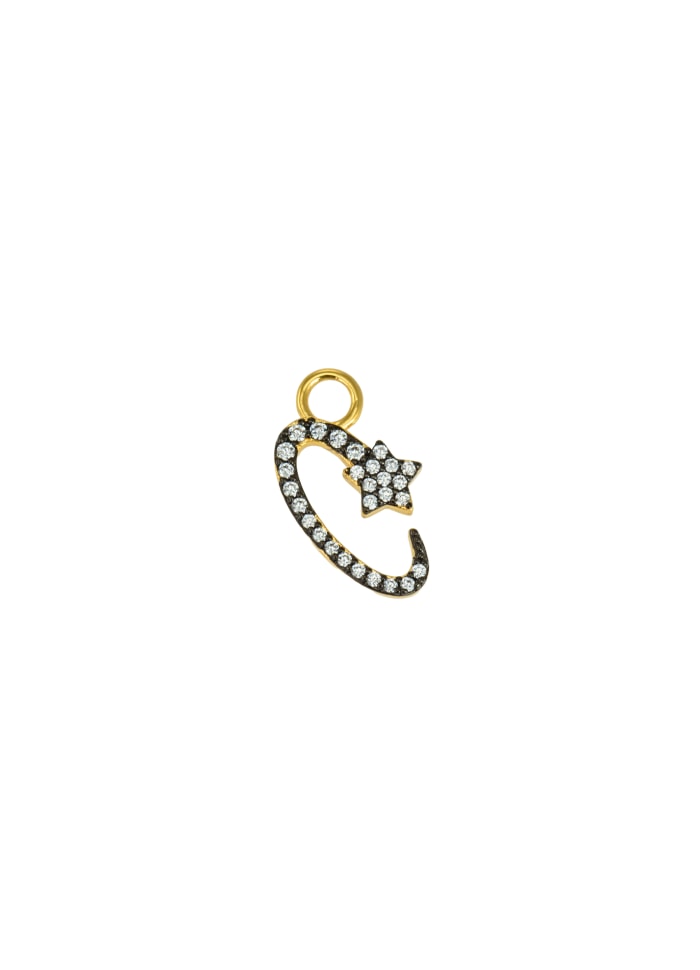 Maja charm Ink white
