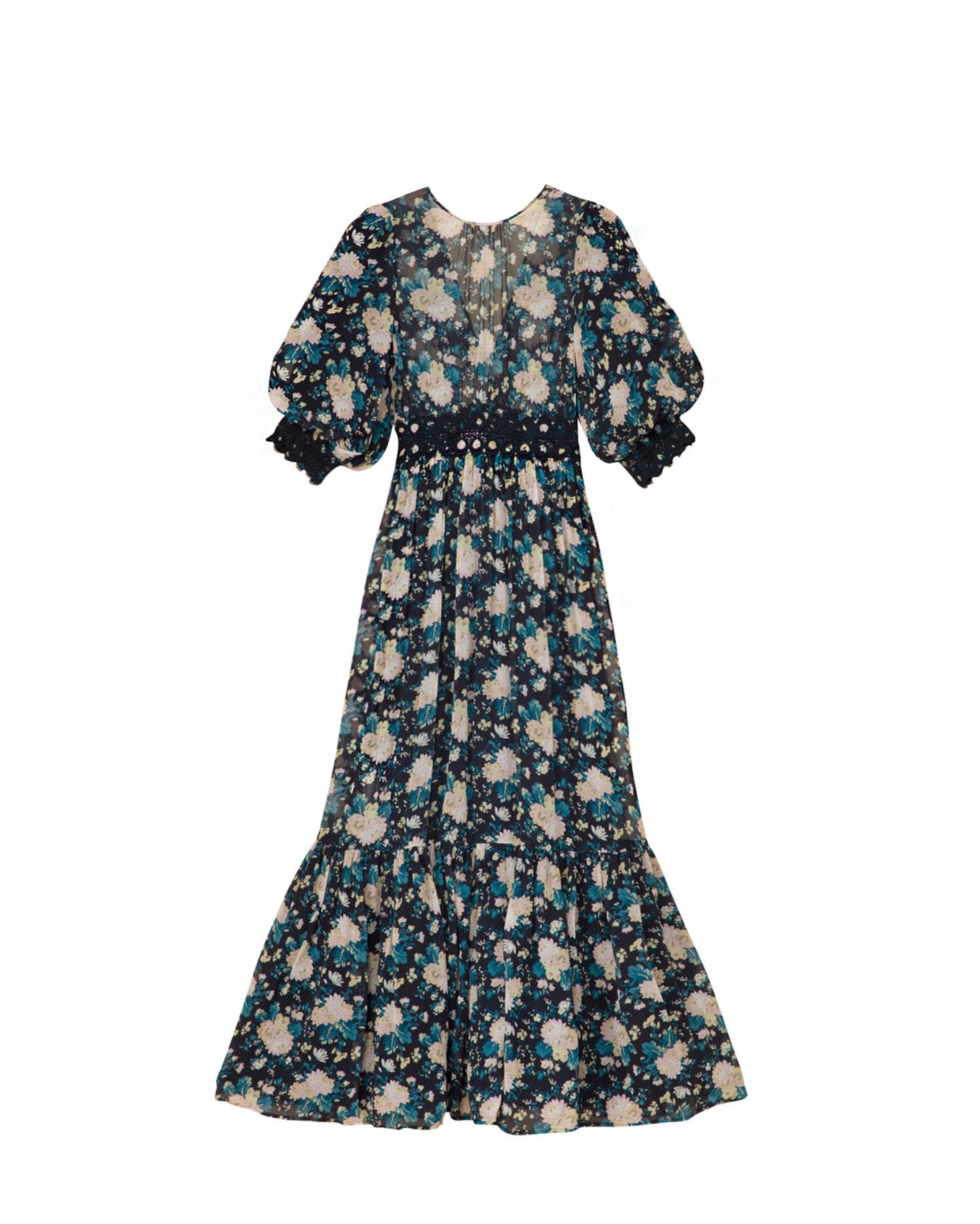 Georgette Maxi Dress Midnight