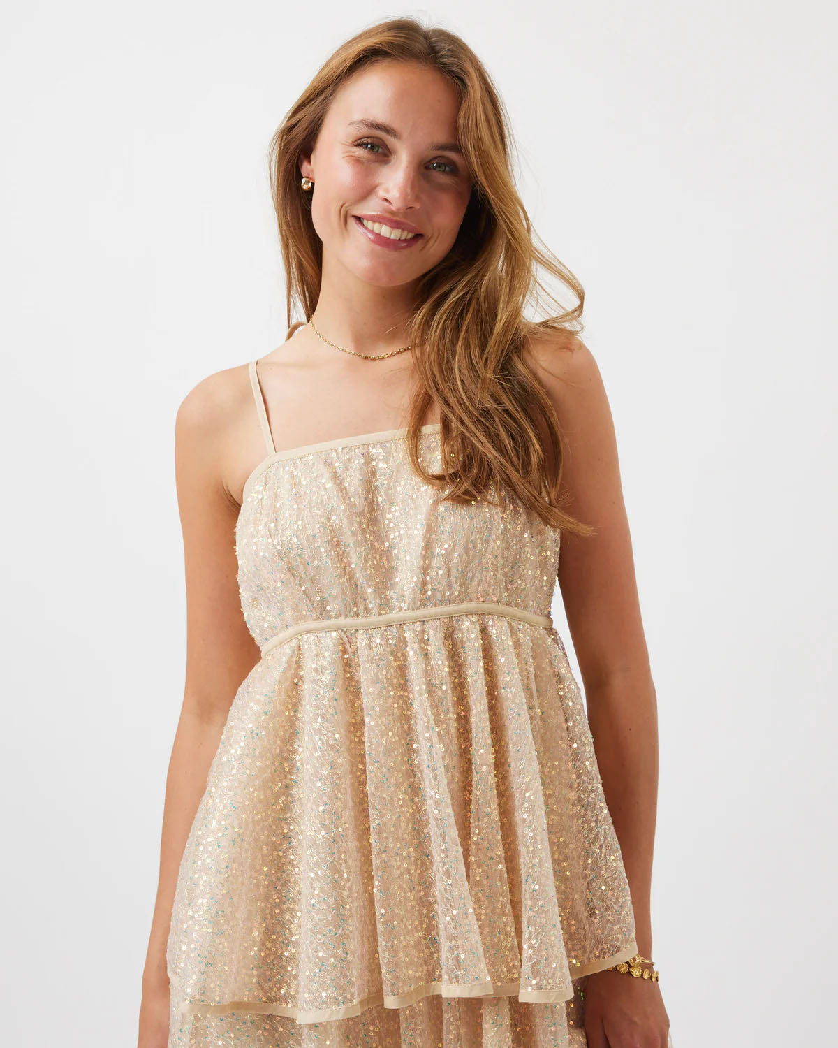Lalo dress Champagne