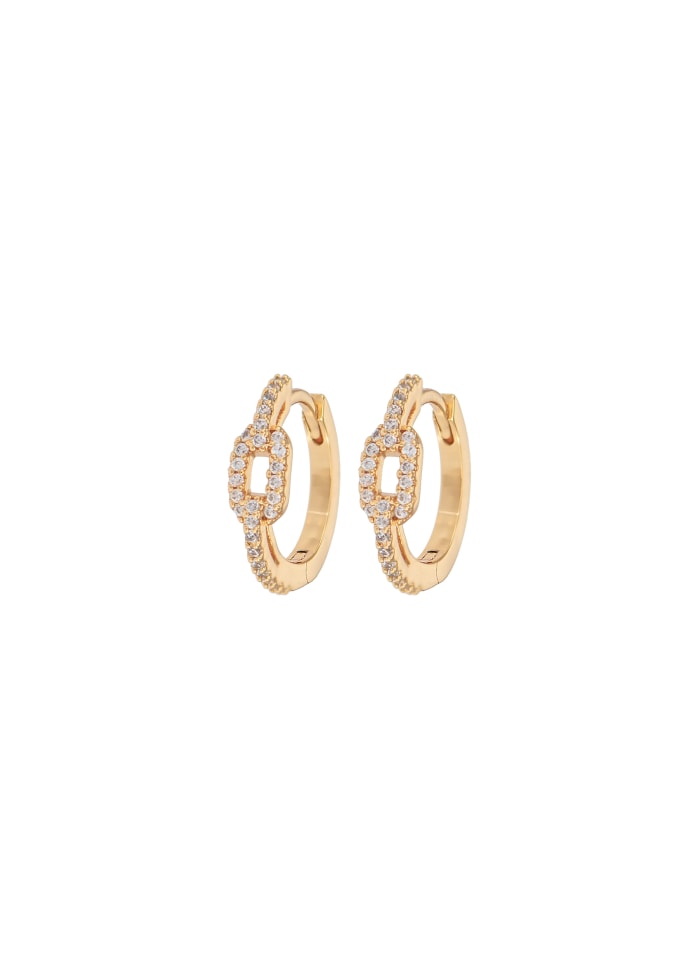 SMALL CHAIN HOOPS