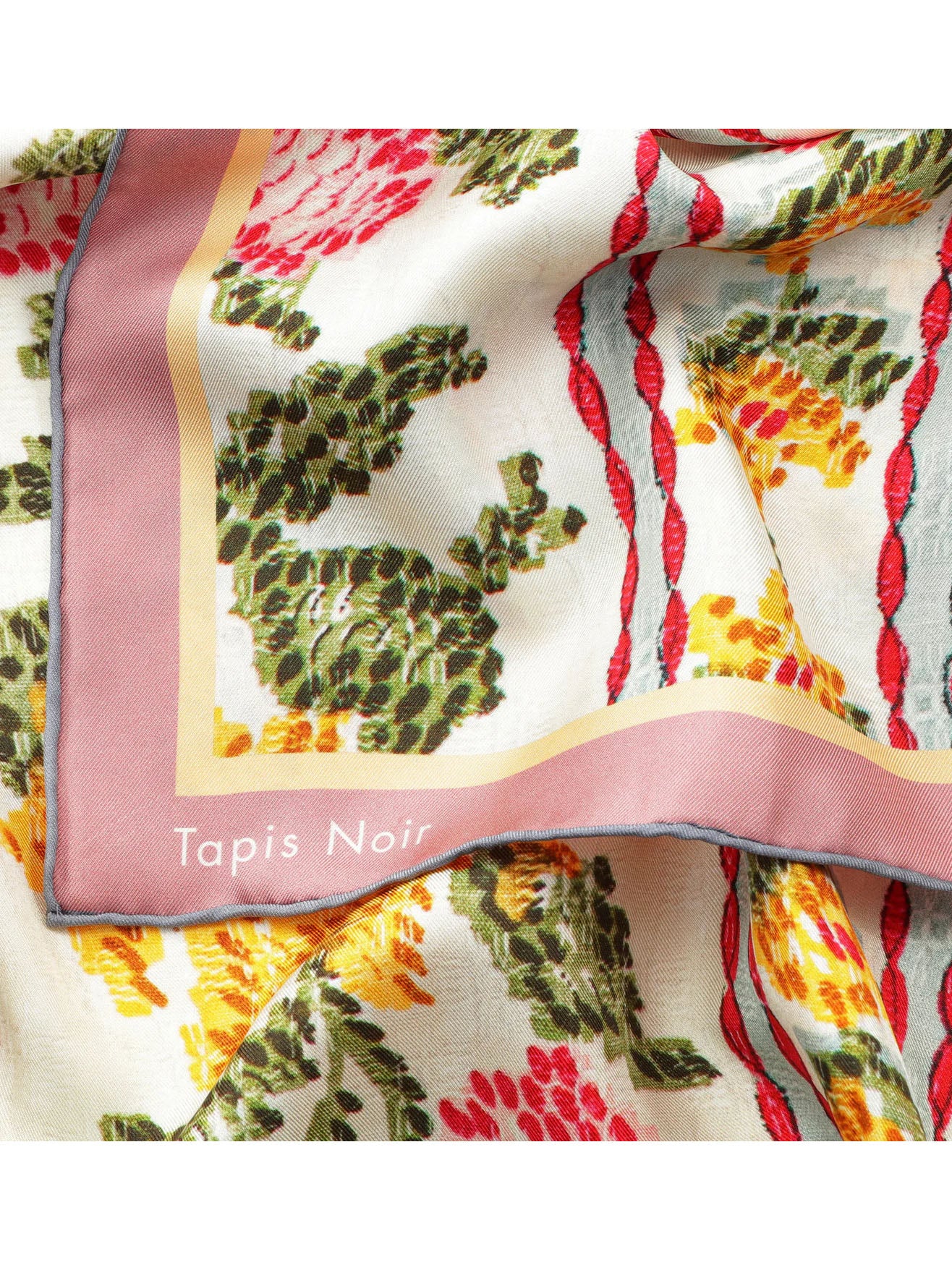 Classical Yellow Flower Scarf