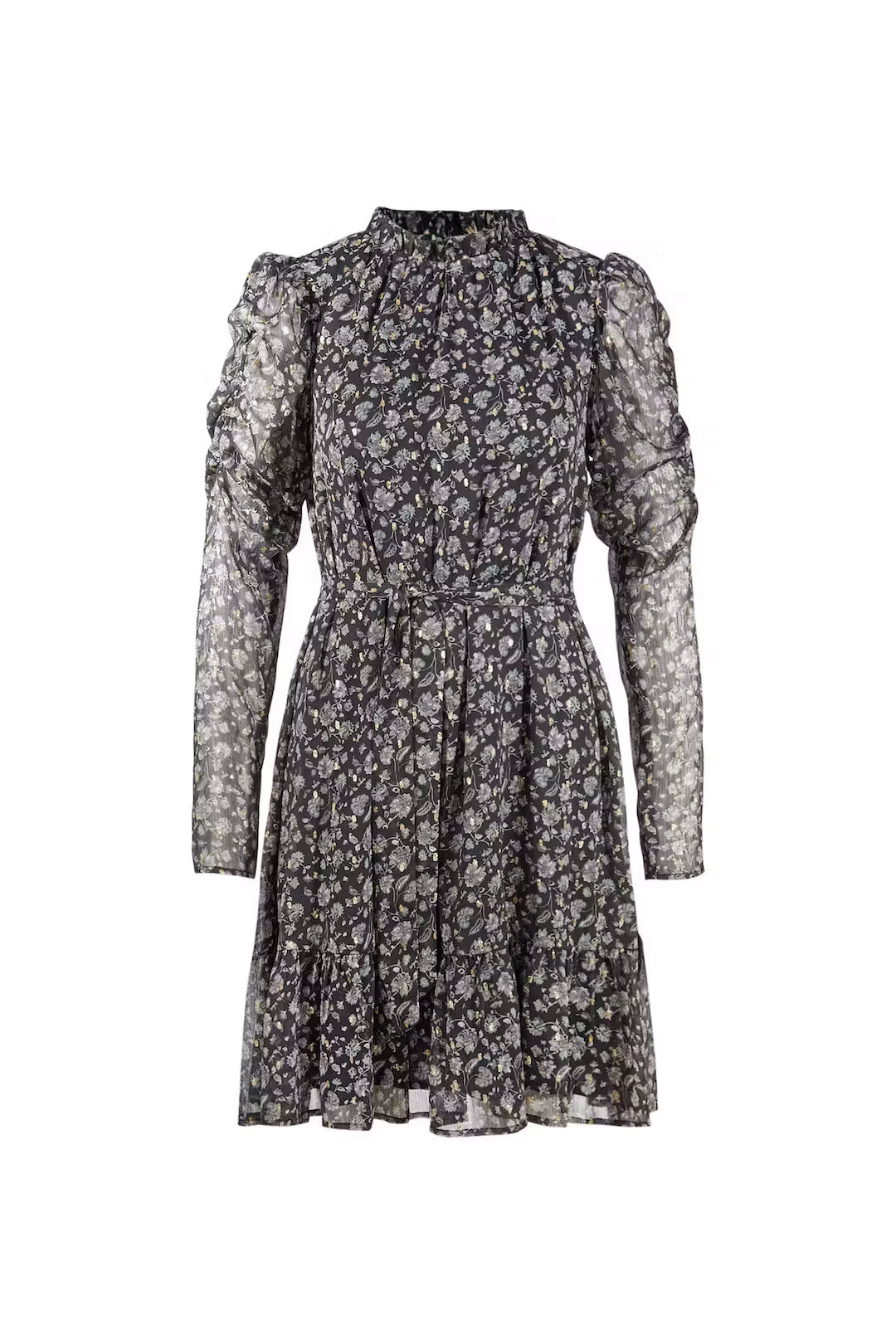 Ariel dress Green amber print