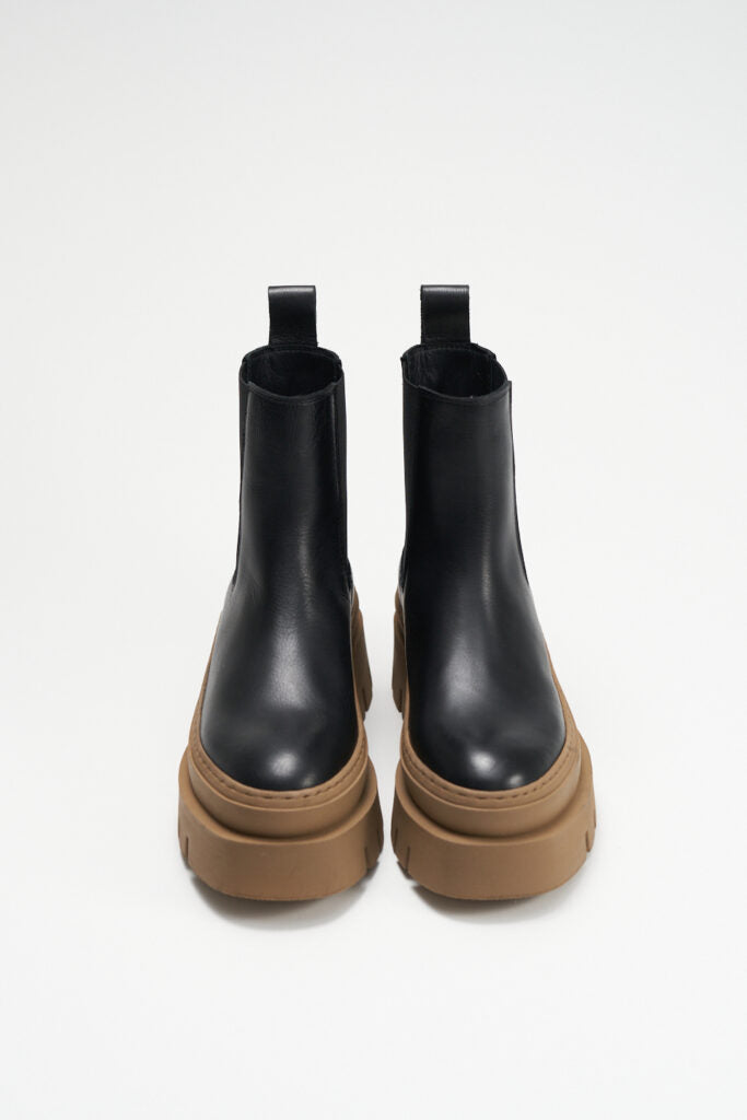 CPH686 Vitello black/cognac