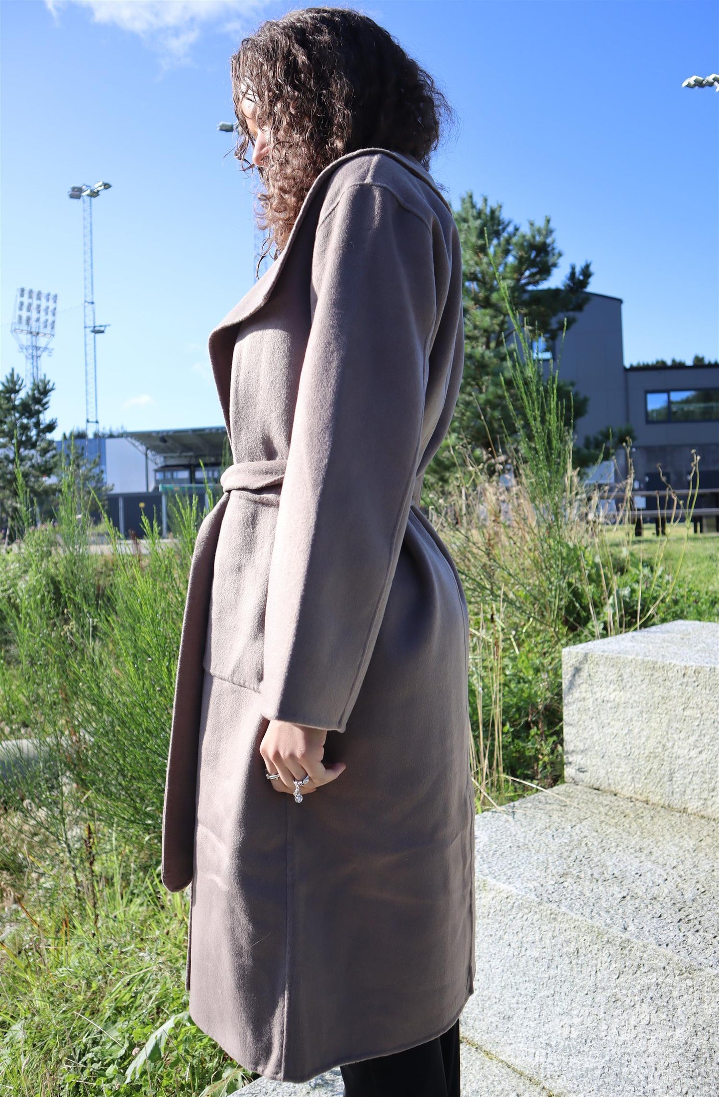 YASULDAN HANDMADE WOOL MIX COAT Nomad