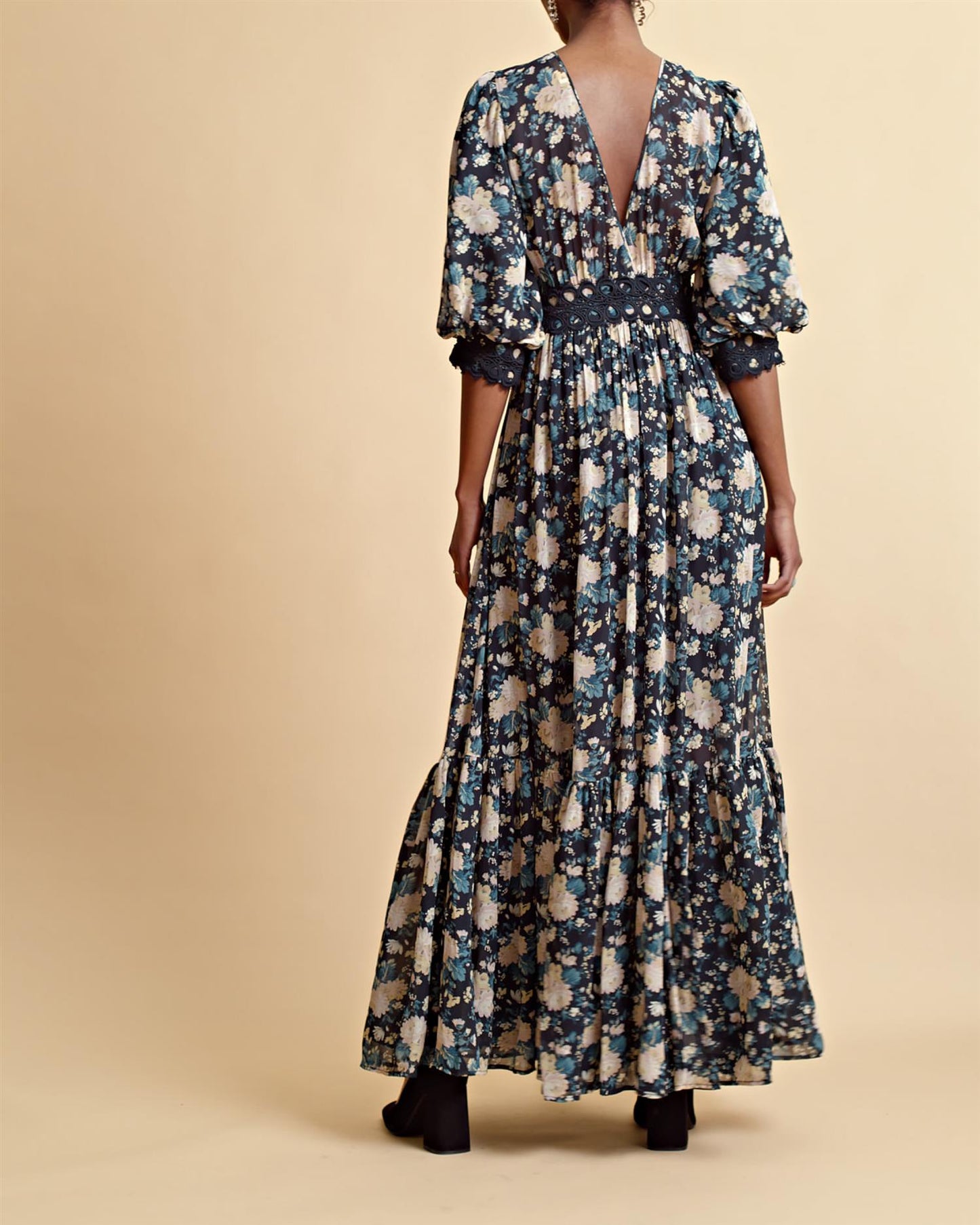 Georgette Maxi Dress Midnight