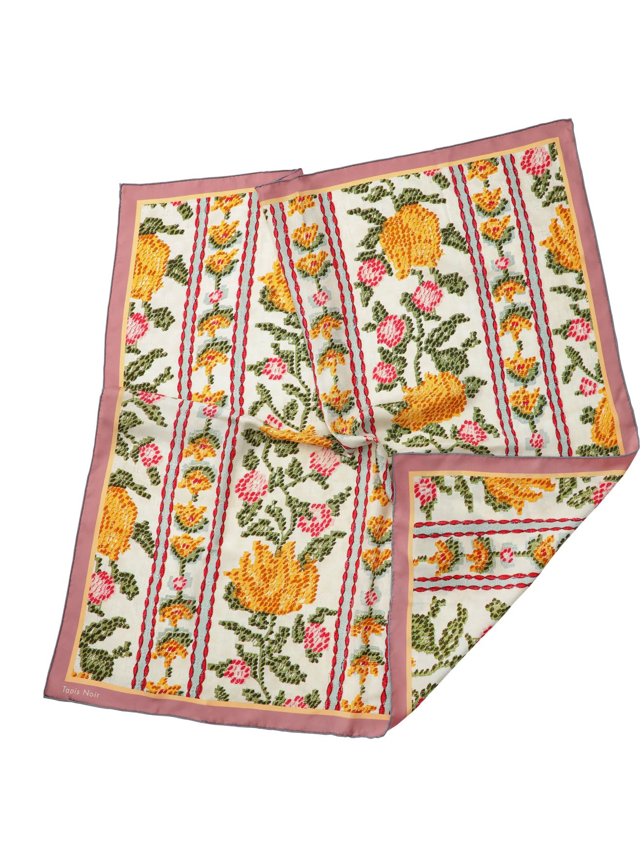 Classical Yellow Flower Scarf