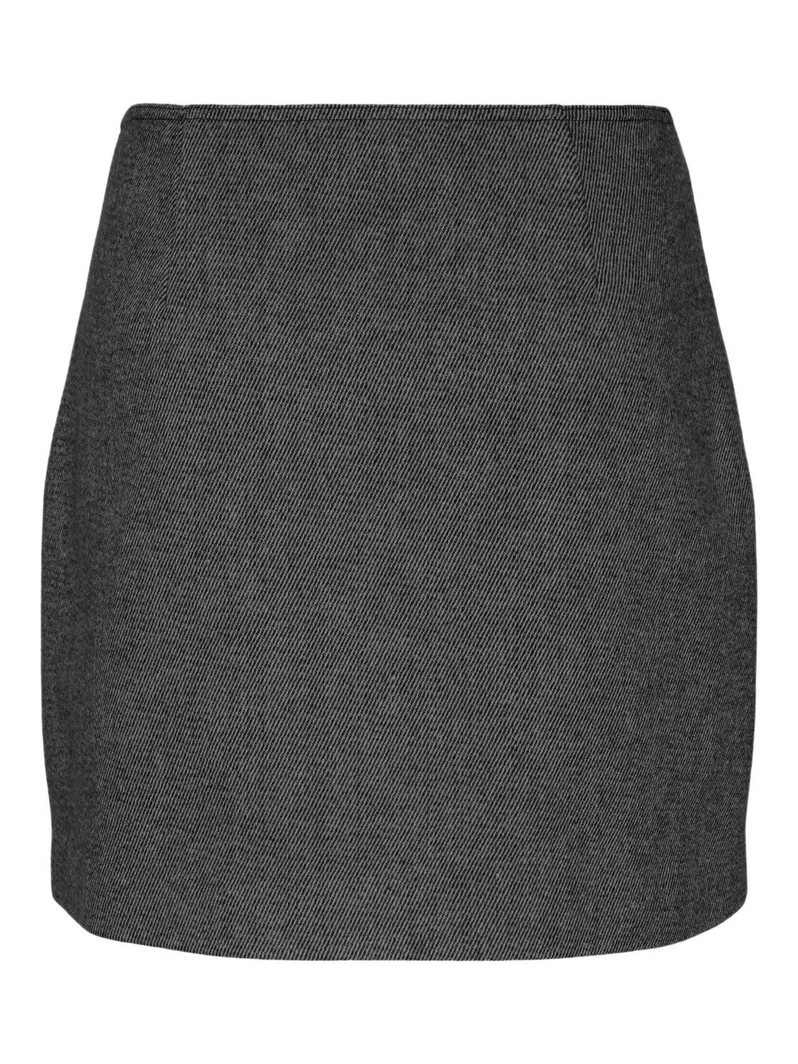 YASSUMMER HW SHORT WOOL MIX SKIRT Grey melange
