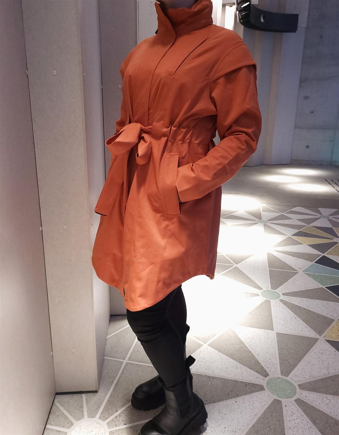Monsun coat Sunset orange