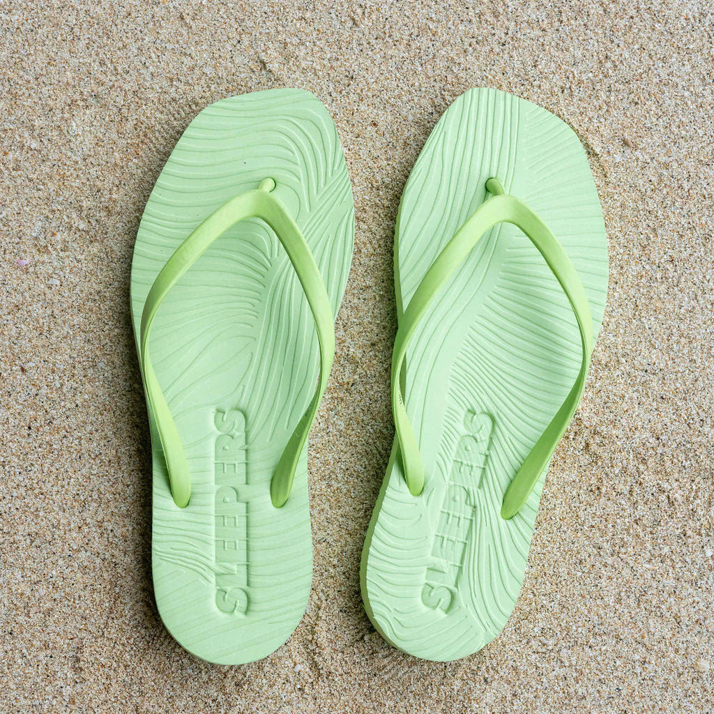 Tapered Flip Flops Sap Green