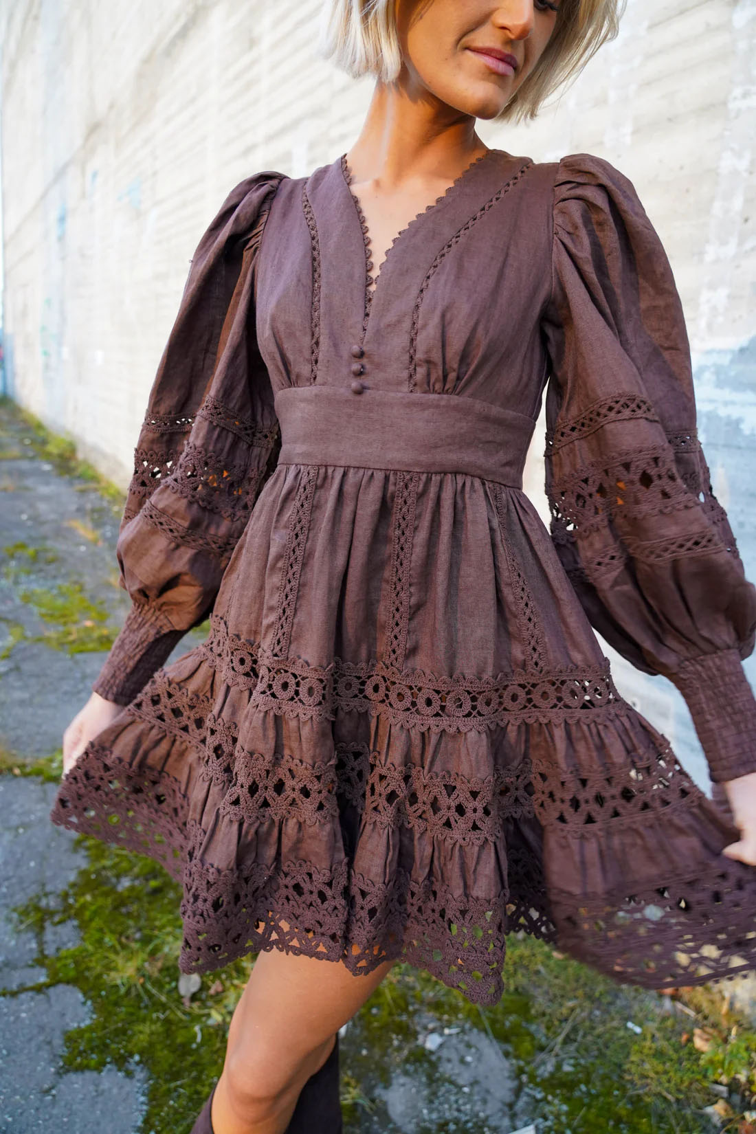 Caspara Dress Brown