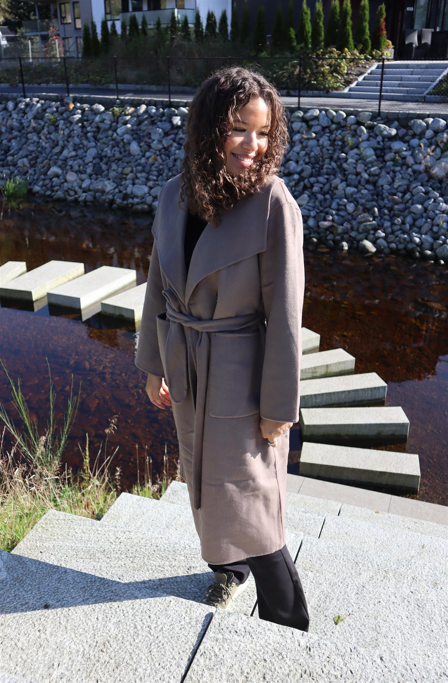 YASULDAN HANDMADE WOOL MIX COAT Nomad