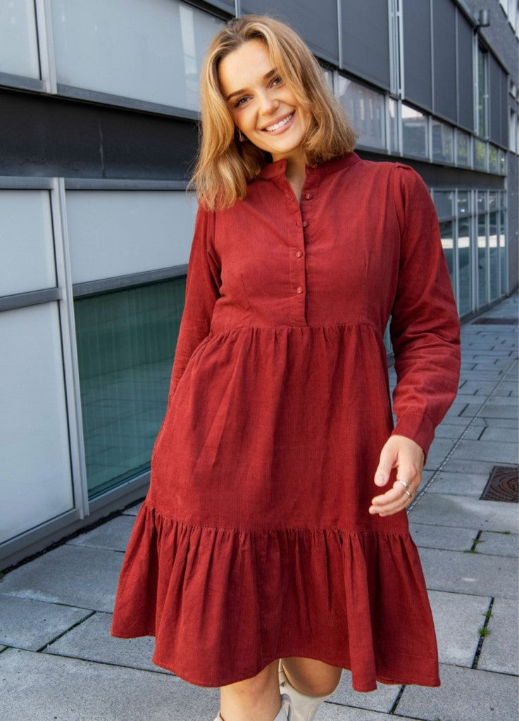 ELIZABETH DRESS RUBY