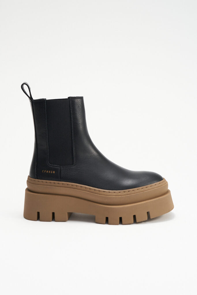 CPH686 Vitello black/cognac