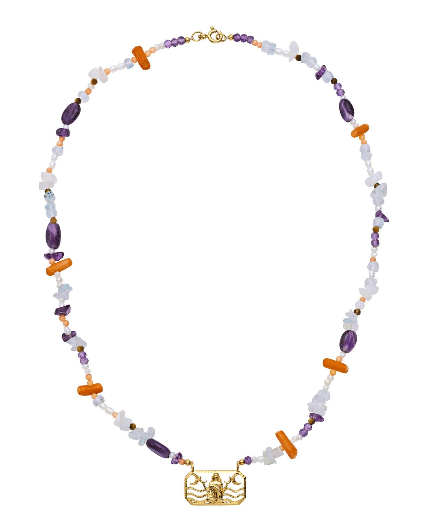 Zodiac Water Cancer Necklace